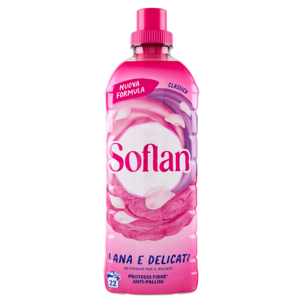 Soflan detersivo liquido Classico, per lana e delicati 900 ml
